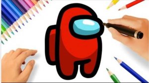 КАК РИСОВАТЬ AMONG US ЛЕГКО!