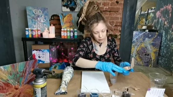 Мастер-класс Resin art