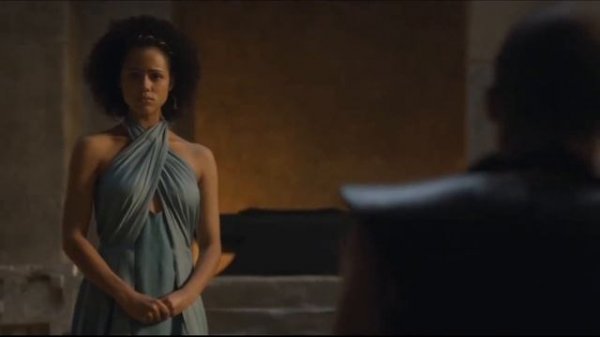 Миссандея и Серый Червь 4х08