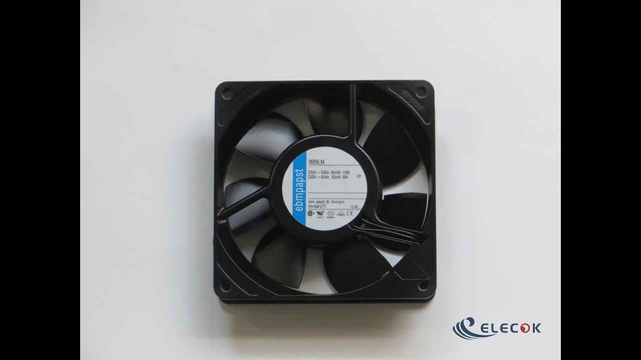 9956M 230V 50/60HZ 60/50MA 10/8W Cooling Fan with socket connection смотреть онлайн