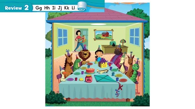 Oxford Phonics World 1 - Page 40 - Review 2 - Gg, Hh, Ii, Jj, Kk, Ll смотреть онлайн