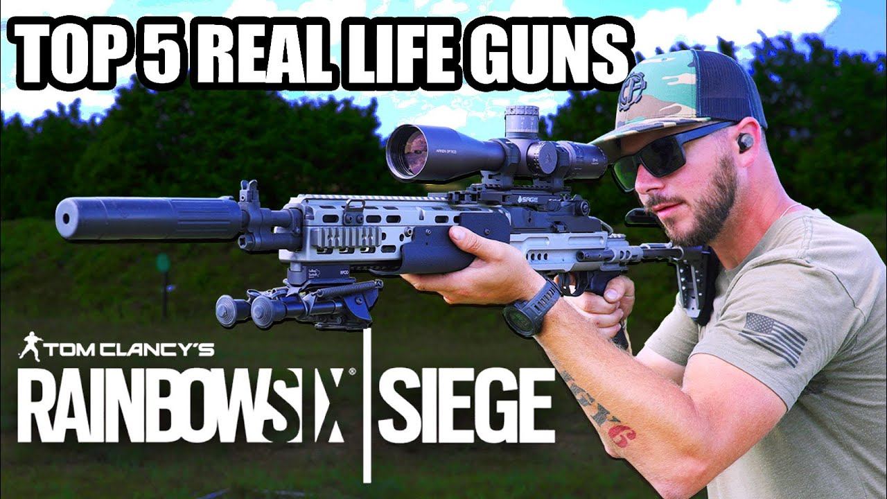 Top 5 Rainbow Six Siege Guns In Real Life смотреть онлайн