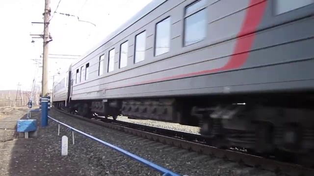 ЭП2К-052 с поездом Томск-Москва смотреть онлайн