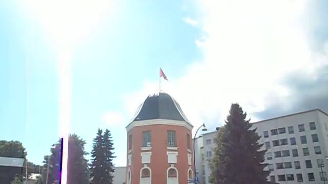 Хамина, Финляндия, 21-07-17, по улицам города... смотреть онлайн