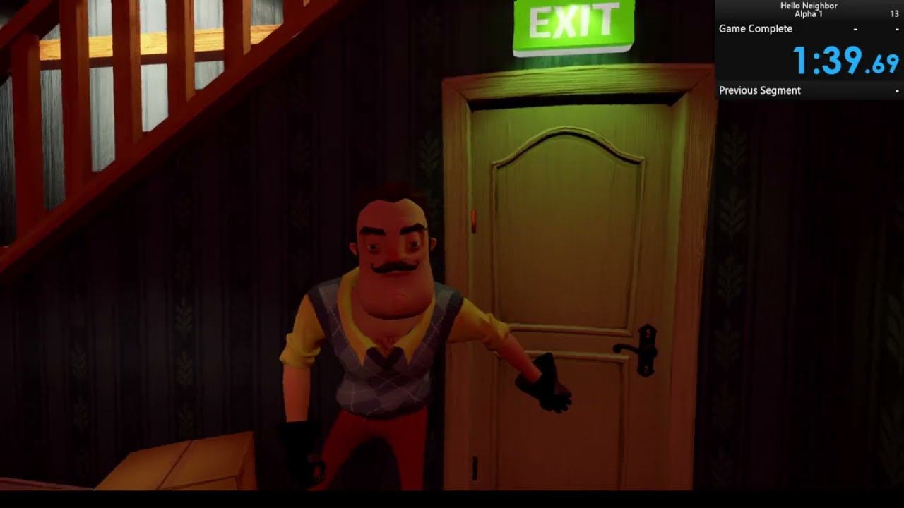 Hello Neighbour Alpha 1 Any% смотреть онлайн