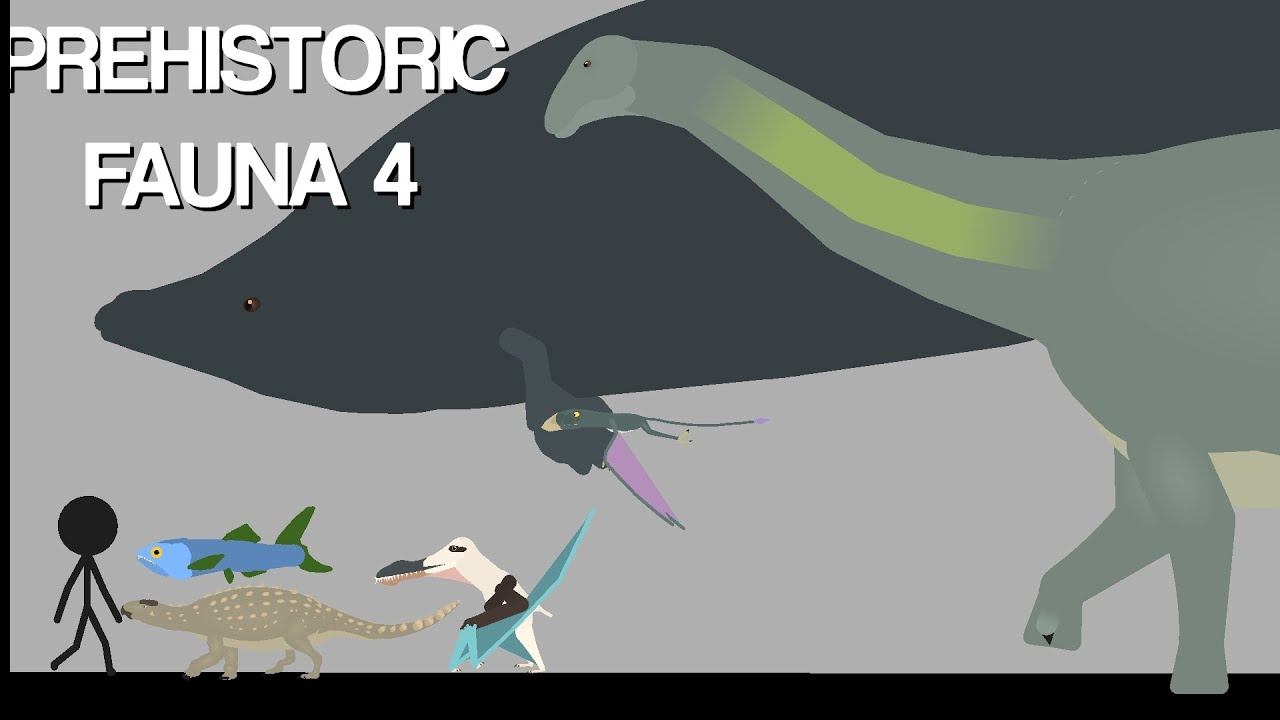 PREHISTORIC FAUNA 4 | Animated Size Comparison смотреть онлайн