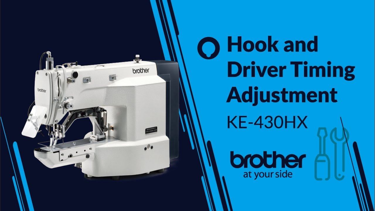 HOW TO Adjust Hook & Driver Timing [Brother KE-430H] смотреть онлайн