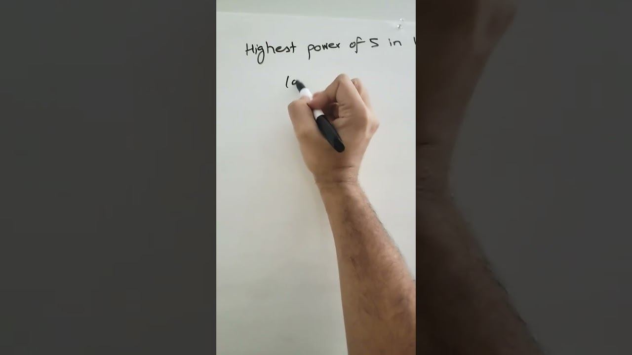 highest power of a number in factorial смотреть онлайн