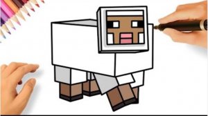 КАК РИСОВАТЬ ОВЕЧКУ MINECRAFT 🐑| РИСОВАНИЕ МОБОВ MINECRAFT