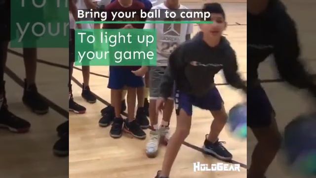 Голографический светоотражающий светящийся баскетбольный мяч № 7 смотреть онлайн