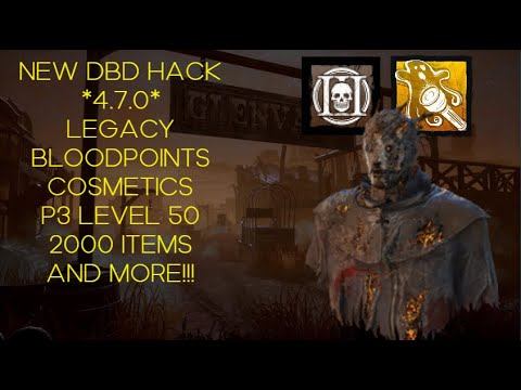 NEW DBD HACK *4.7.0* BLOODPOINTS, LEGACY, ITEMS, P3 LEVEL 50,RANK,COSMETICS AND MORE!! смотреть онлайн