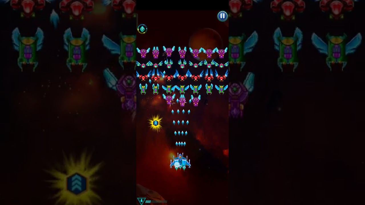 game ALIEN SHOOTER level 8 medium | galaxy attack | game pesawat luar angkasa смотреть онлайн