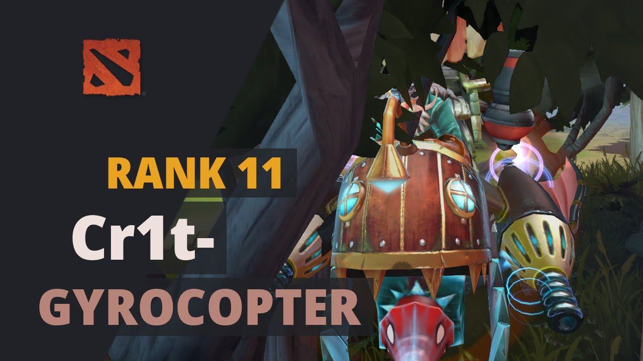 Cr1t- (Rank 11) plays Gyrocopter Dota 2 Full Game смотреть онлайн