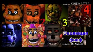 Эволюция фнафа 1,2,3,4,5,6,7