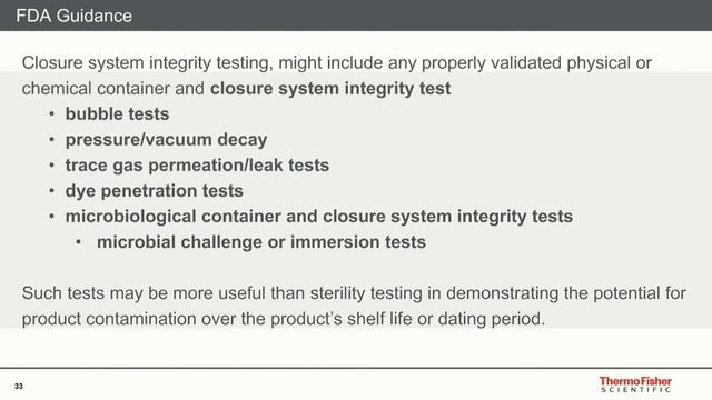 INTEGRITY ASSURANCE FOR SINGLE-USE SYSTEMS: END-USER PERSPECTIVE смотреть онлайн