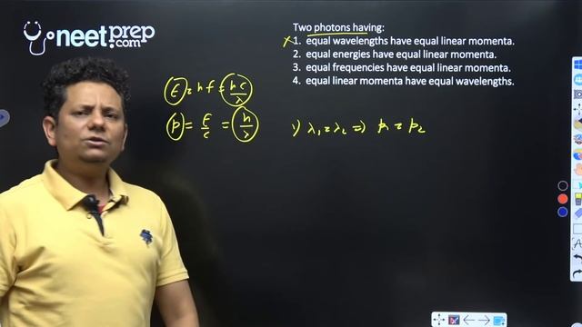 HCV Two photons having: equal wavelengths have equal linear momenta equal energies have equal linea смотреть онлайн