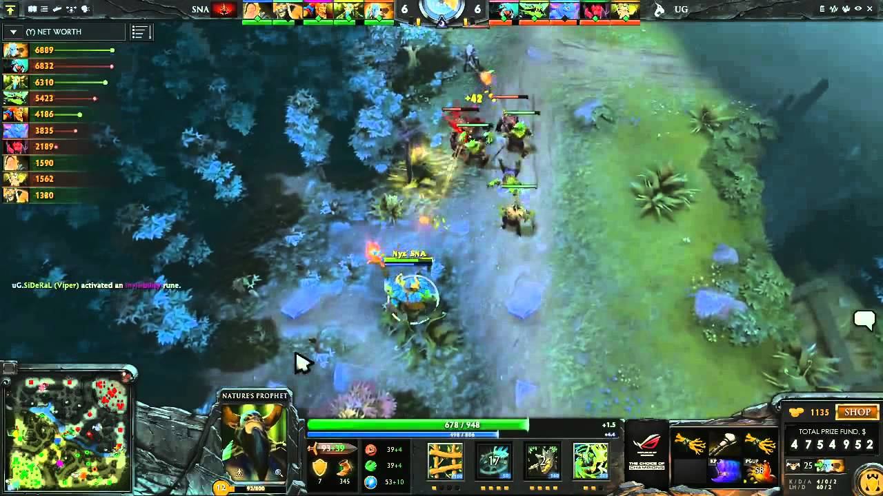 SNA vs UG, game 3,Дота 2 Интернационал 2014 Tournament Dota 2 International 2014 смотреть онлайн