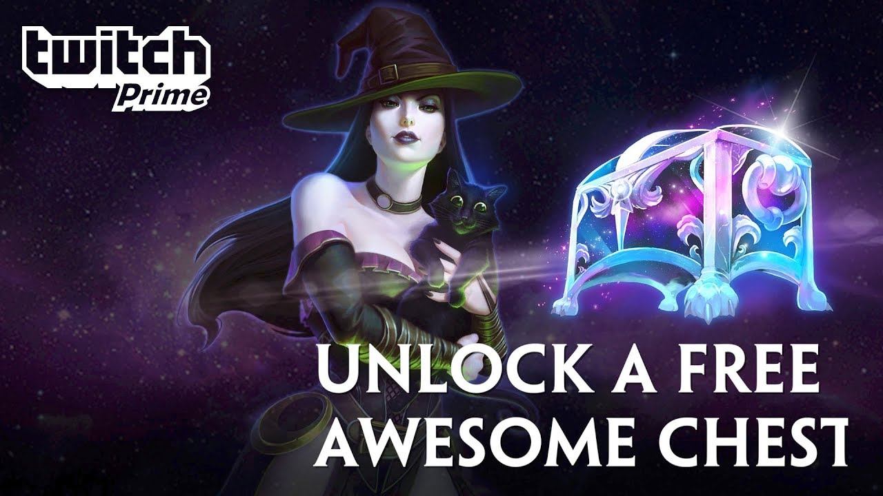 SMITE - Unlock a FREE Awesome Chest with Twitch Prime! смотреть онлайн
