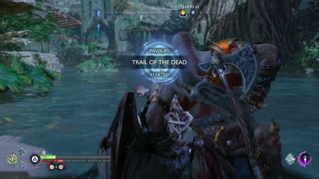 God of War Raganrok Get to Use the Boat in Jungle Crater Area Once Crater is Flooded смотреть онлайн