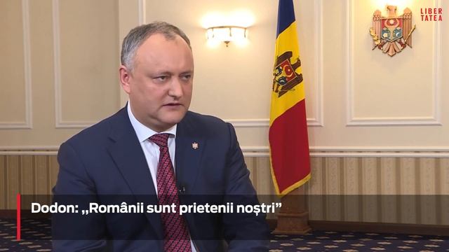 Игорь Додон - румынским СМИ: Я не антирумын, я антиунионист смотреть онлайн
