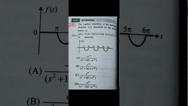 Q:6:SIGNAL & SYSTEM (LAPLACE TRANSFORM ) смотреть онлайн
