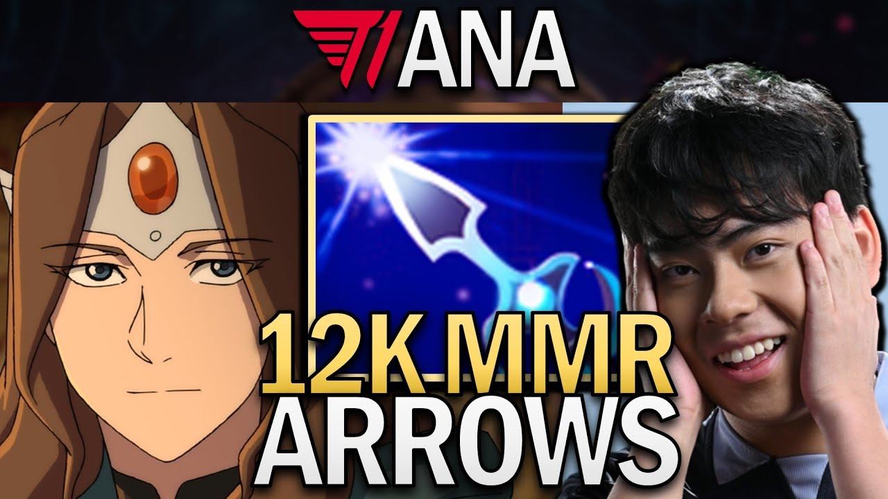 Mirana Dota 2 Gameplay T1.Ana with 12K MMR Arrows and Daedalus - TI12 смотреть онлайн