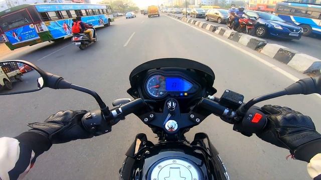 New Bajaj Pulsar 180 Exhaust Sound || смотреть онлайн