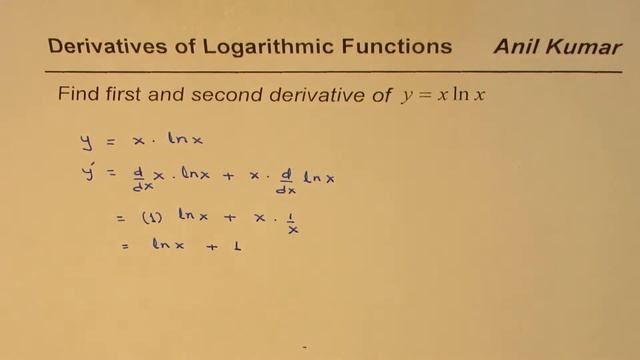 Higher Derivative of Logaritghmic Functions x ln x смотреть онлайн