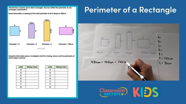 Year 4 Perimeter of a Rectangle Answer Video смотреть онлайн