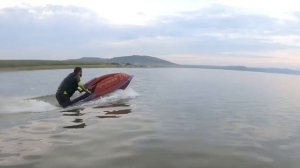 Активный отдых. Стоячий гидроцикл. первые попытки.