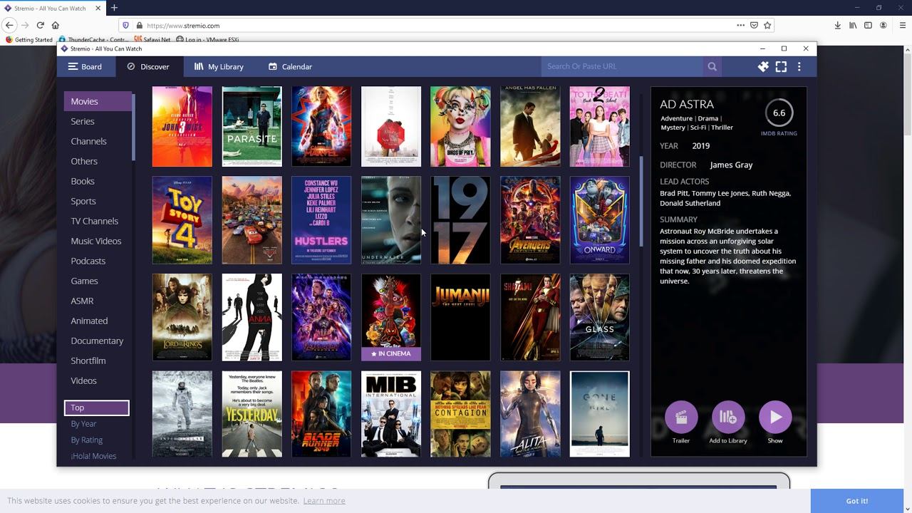 Stremio The Cinema At Your Home - IP TV смотреть онлайн