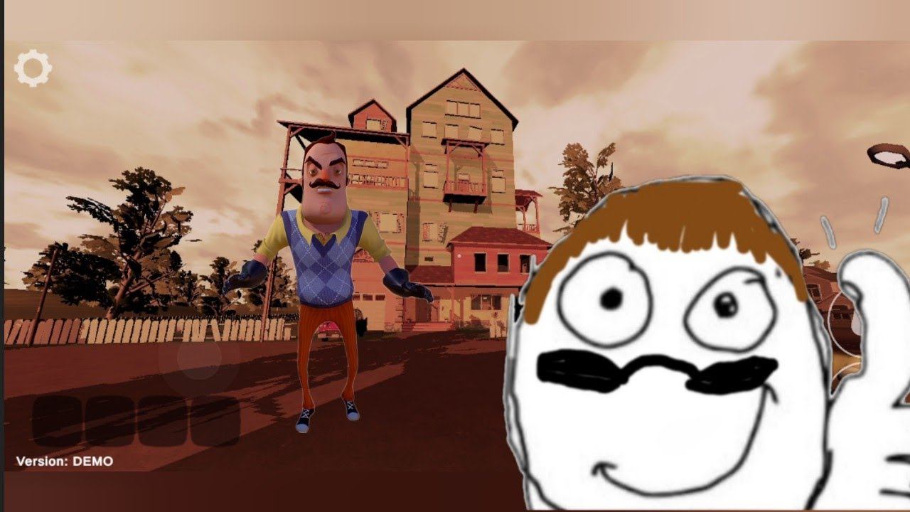 это шедевр (hello neighbor alpha 1 mobile)#1 смотреть онлайн