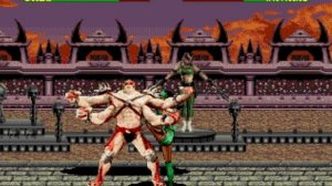 Mortal Kombat II Unlimited - Enhanced Colors - Jade Gameplay [Sega Mega Drive]