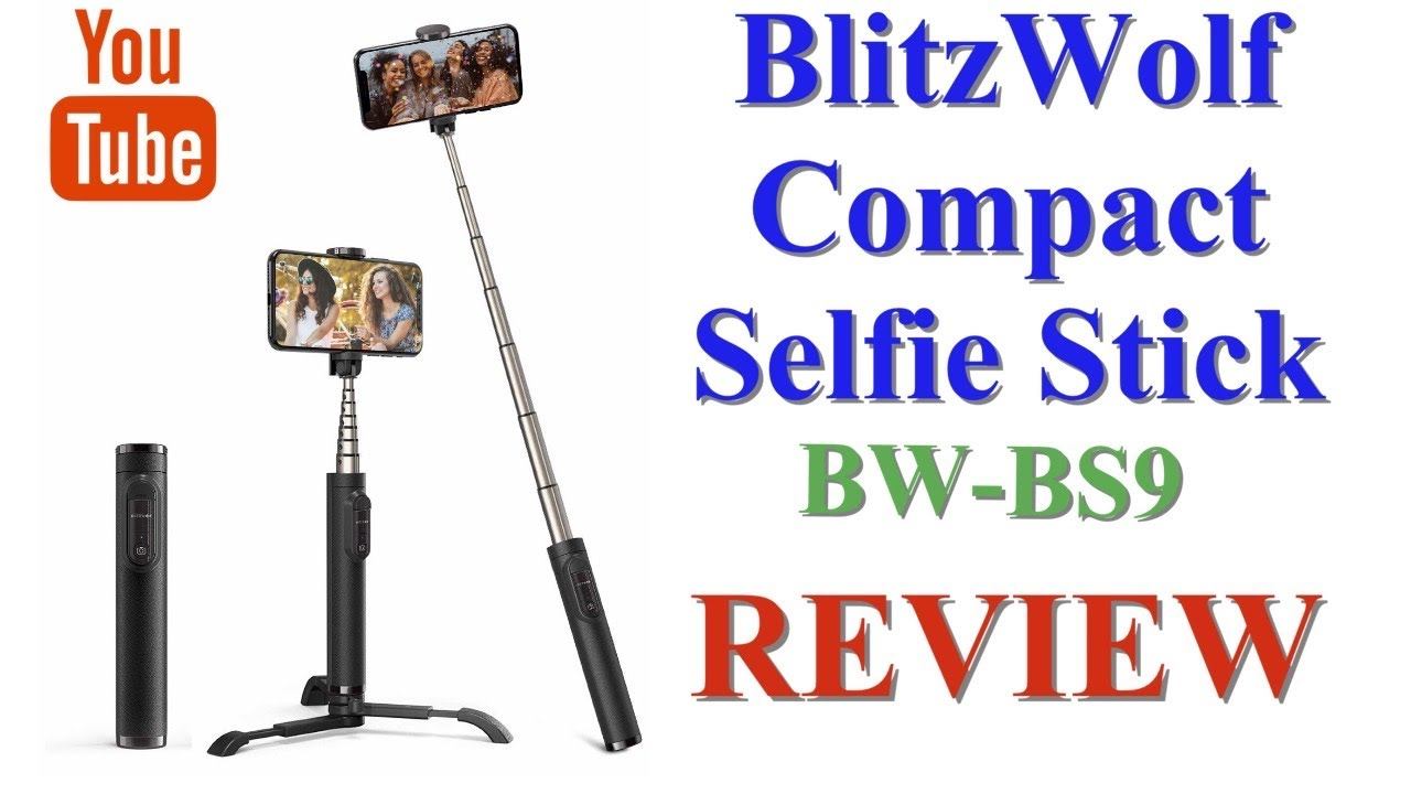 BlitzWolf Compact Selfie Stick BW-BS9 REVIEW смотреть онлайн