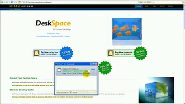 3D Deskspace cube смотреть онлайн