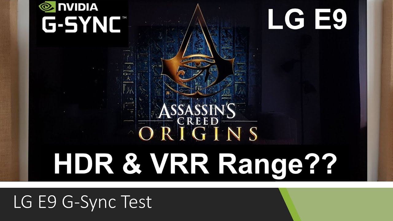 LG Oled C9/E9 G-Sync Test смотреть онлайн