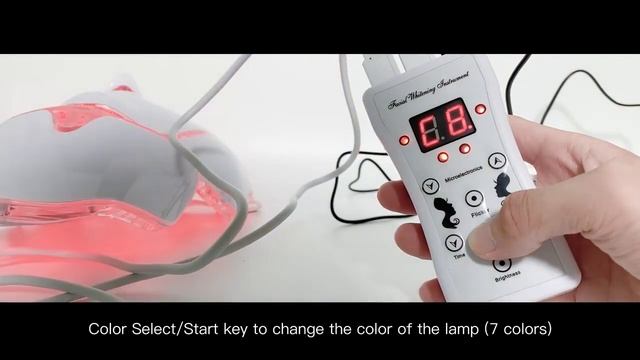 OEM 7 Color LED Photon Face and Neck Beauty Masks Skin Rejuvenation 192 Lamp Beads