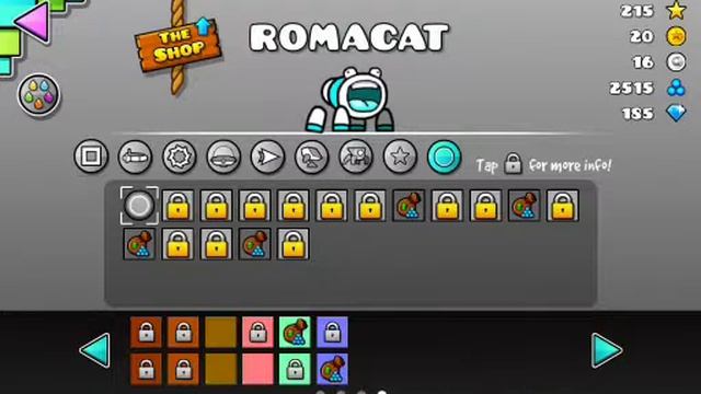 мои иконки и цвета в geometry dash😎👍🙃(рома кот)! - о новом канале!!!! смотреть онлайн