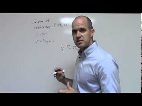 Confidence Interval (Population Standard Deviation Known) смотреть онлайн