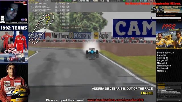 Formula-1. Season 1992. 4 Round. Qualify and Race. смотреть онлайн