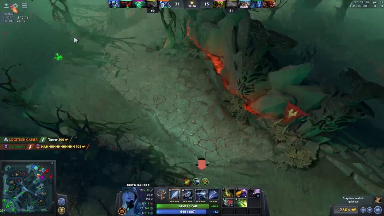 Dota 2-TURBO MODE-DROW RANGER смотреть онлайн