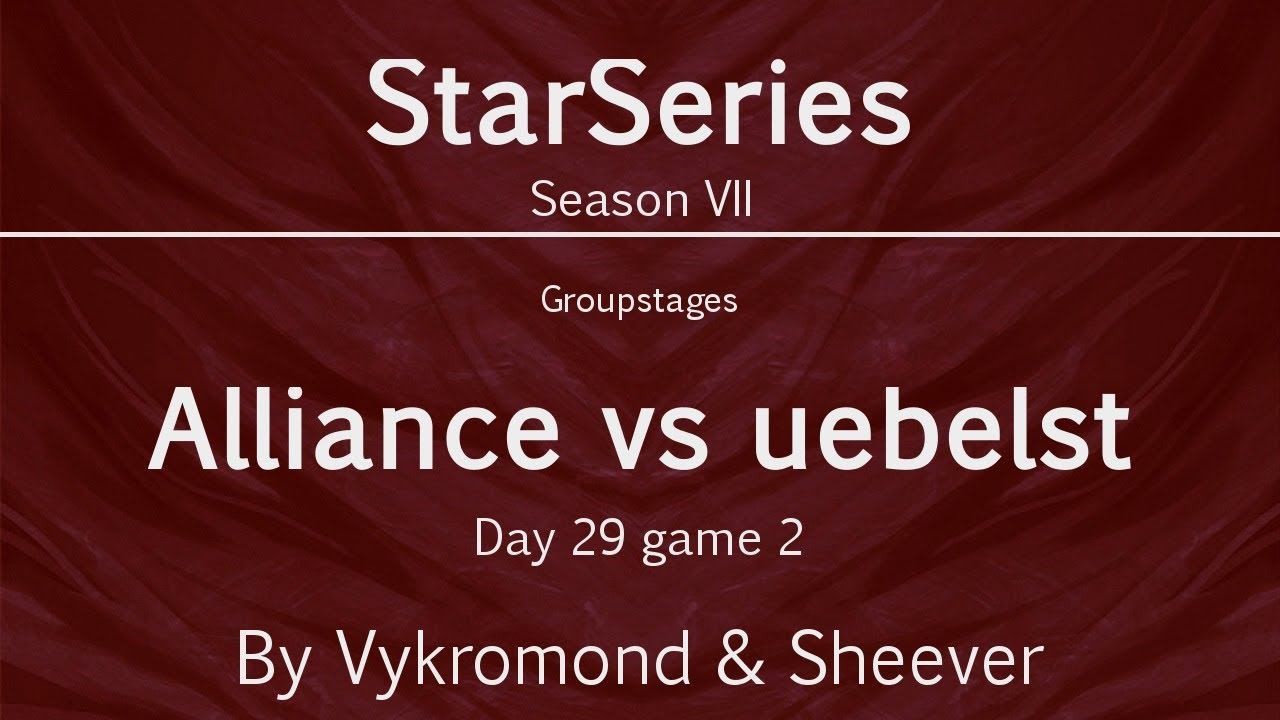 Dota 2 - Alliance vs uebelst - StarSeries S7 смотреть онлайн