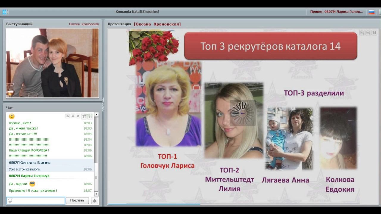 Командная планерка . Спикер: Оксана Храновская. смотреть онлайн