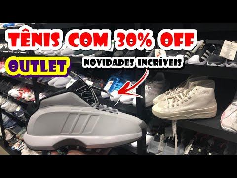 OUTLET - TÊNIS INCRÍVEIS - 30% DE DESCONTO - ENCONTREI ADIDAS CRAZY 1 - MODELO USADO POR KOBE BRYAN смотреть онлайн