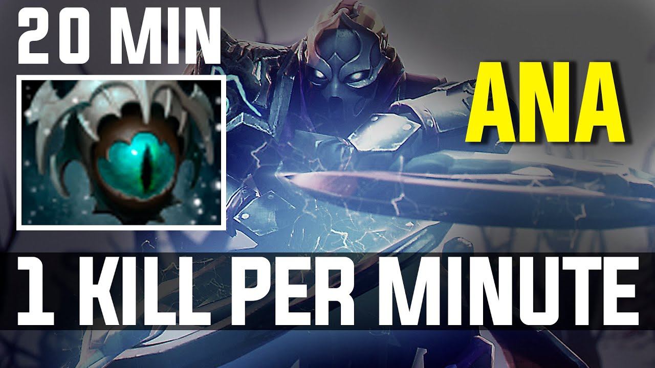 1 KILL PER MINUTE - SKADI 20 MIN - ANA Anti-Mage - Dota 2 смотреть онлайн