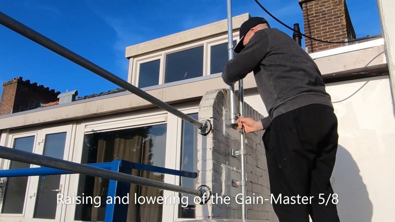 HOW TO LOWER AND HIGHER THE GAIN-MASTER ANTENNA 5/8 . смотреть онлайн