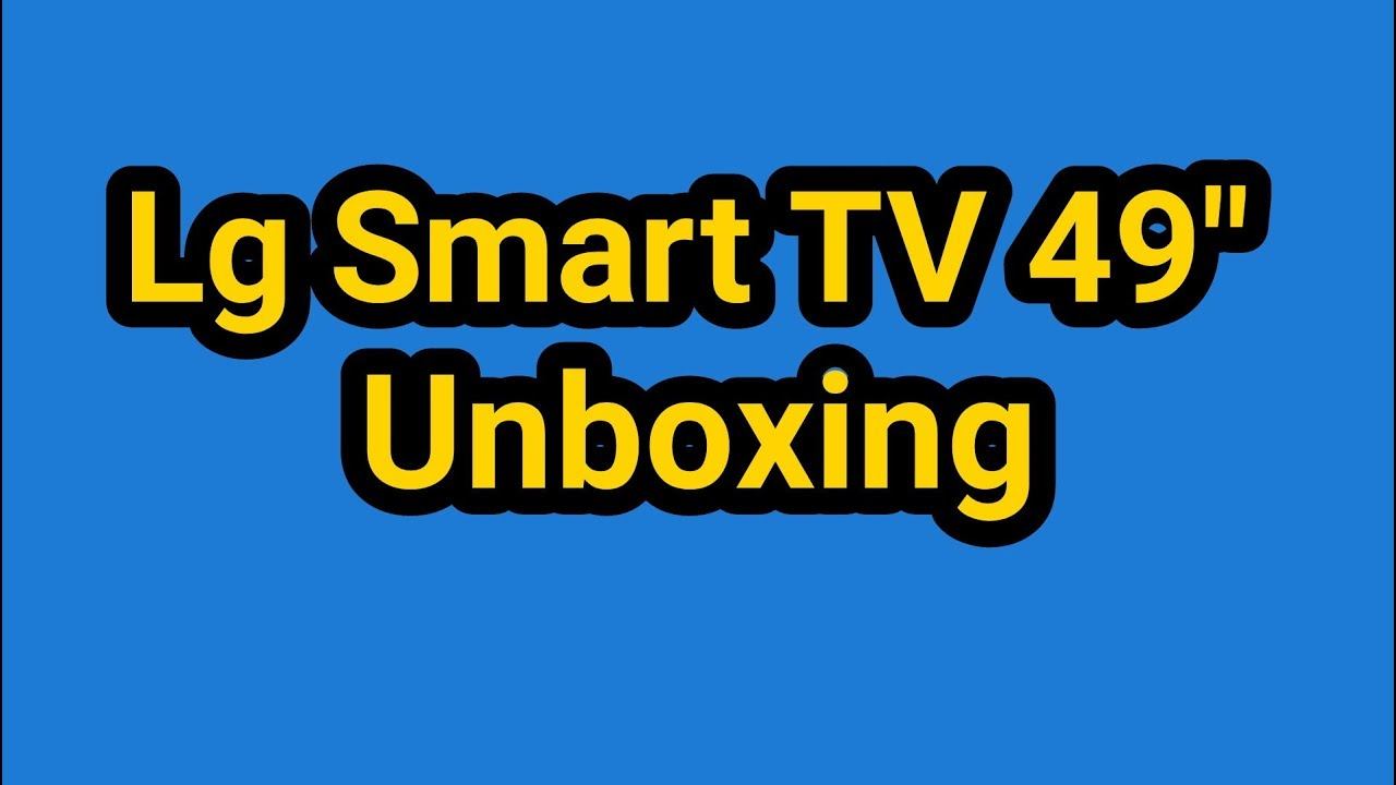 LG Smart TV 49'' ''49LJ5500'' Unboxing 2018 смотреть онлайн