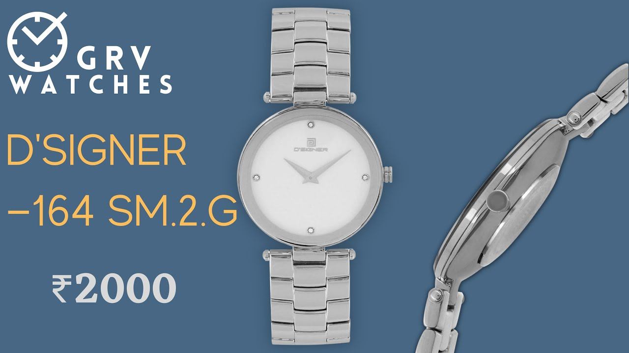 D'SIGNER 164 SM.2.G WATCH UNBOXING & REVIEW HINDI | GRVWatches смотреть онлайн