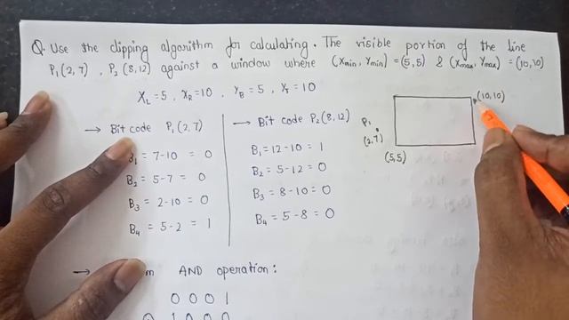 Numericals on Cohen Sutherland Line Clipping Algorithm смотреть онлайн