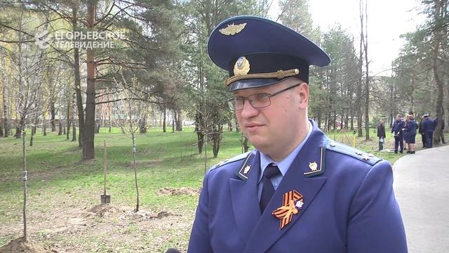 Забота об экологии — дело каждого. Новая аллея появилась в парке 200 лет Егорьевску смотреть онлайн